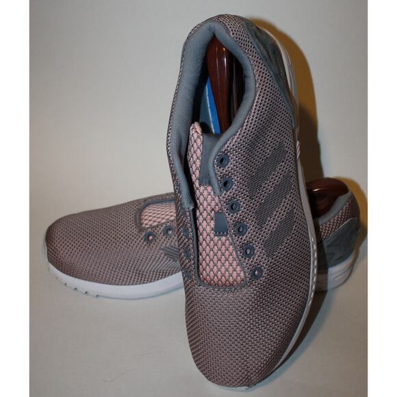 ADIDAS Pink Gray Sneakers Shoes ZX Flux Torsion US 9.5 LN main image 7